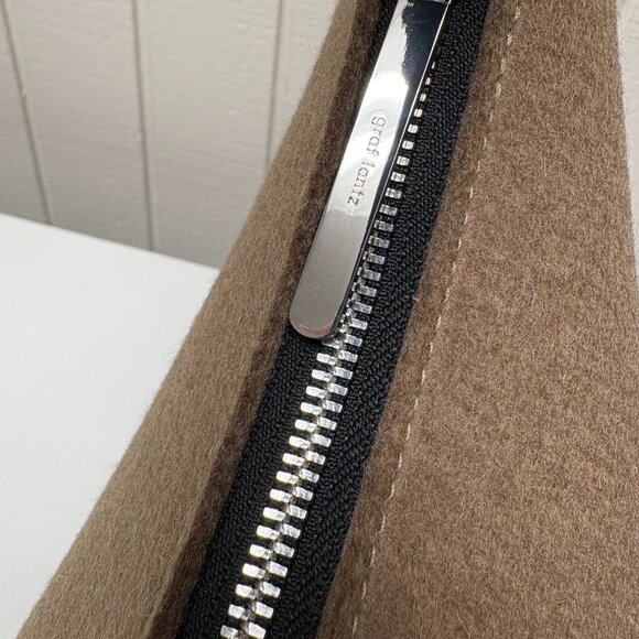 NEW Graf Lantz Hana Merino Wool Hobo Bag - Cumin (Brown) - Picture 9 of 10